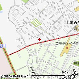 埼玉県上尾市原市61周辺の地図