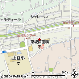 埼玉県坂戸市東坂戸周辺の地図