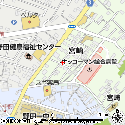 千葉県野田市宮崎101-11周辺の地図