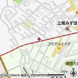 埼玉県上尾市原市59周辺の地図