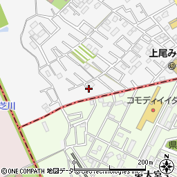 埼玉県上尾市原市61-5周辺の地図