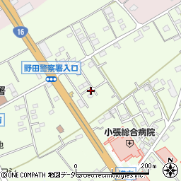 千葉県野田市宮崎161周辺の地図