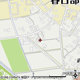 埼玉県春日部市武里中野433周辺の地図