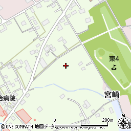 千葉県野田市横内周辺の地図