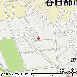 埼玉県春日部市武里中野434-1周辺の地図