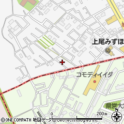 埼玉県上尾市原市60周辺の地図