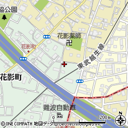 埼玉県坂戸市花影町4-18周辺の地図