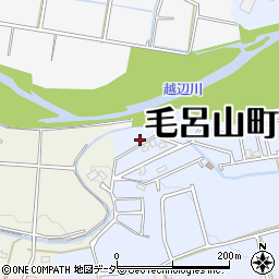 埼玉県入間郡毛呂山町前久保332-79周辺の地図