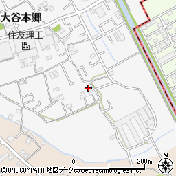 埼玉県上尾市大谷本郷222-3周辺の地図