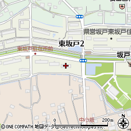 東坂戸団地２－２１号棟周辺の地図