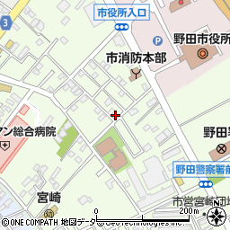 千葉県野田市宮崎126-23周辺の地図