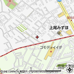 埼玉県上尾市原市57-13周辺の地図
