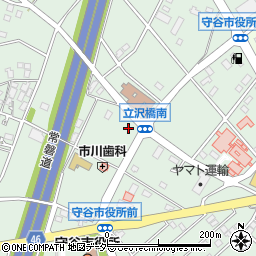 茨城県守谷市立沢252周辺の地図