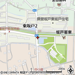 東坂戸団地周辺の地図