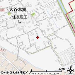 埼玉県上尾市大谷本郷225-8周辺の地図