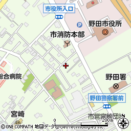 千葉県野田市宮崎83-12周辺の地図