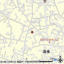 千葉県野田市清水622周辺の地図