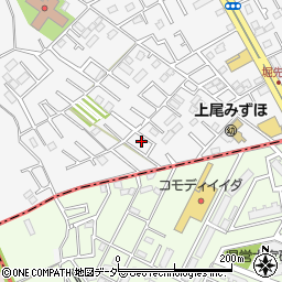 埼玉県上尾市原市57-11周辺の地図