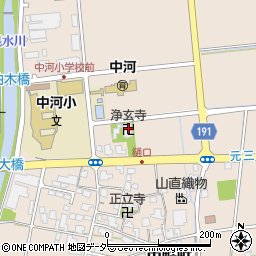 浄玄寺周辺の地図