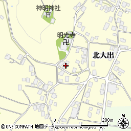 長野県上伊那郡辰野町北大出8844周辺の地図
