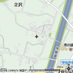 茨城県守谷市立沢309-1周辺の地図