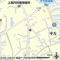 埼玉県上尾市平方4129-2周辺の地図