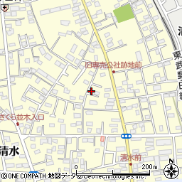 千葉県野田市清水178-11周辺の地図