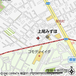 埼玉県上尾市原市55-6周辺の地図