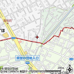 埼玉県上尾市原市4371周辺の地図