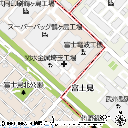 株式会社関水金属　埼玉工場周辺の地図