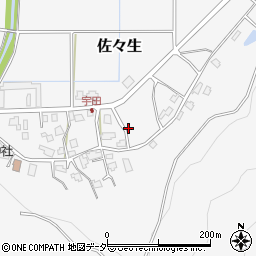 福井県丹生郡越前町宇田周辺の地図