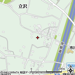 茨城県守谷市立沢302周辺の地図