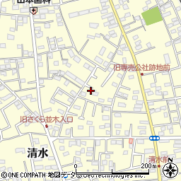 千葉県野田市清水196-5周辺の地図