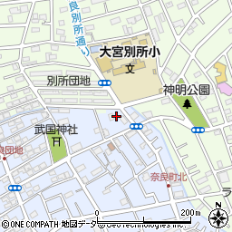 宮原珠算学院周辺の地図