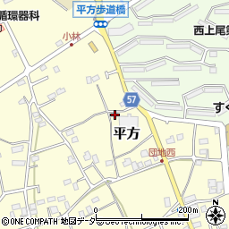 埼玉県上尾市平方4223周辺の地図