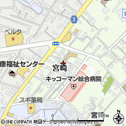 千葉県野田市宮崎101-56周辺の地図