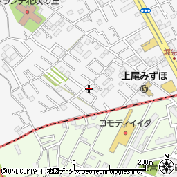 埼玉県上尾市原市57-2周辺の地図