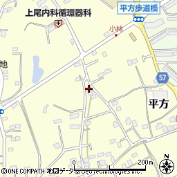 埼玉県上尾市平方4131-1周辺の地図