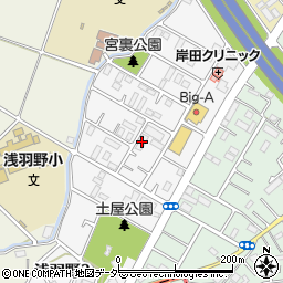 浅羽野１丁目アパート周辺の地図