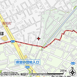 埼玉県上尾市原市4371-7周辺の地図