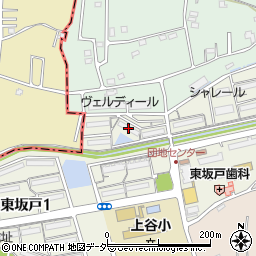 東坂戸団地１－２４号棟周辺の地図