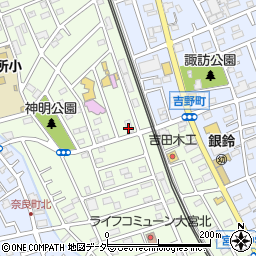 ティーバイティー　ガレージ埼玉周辺の地図