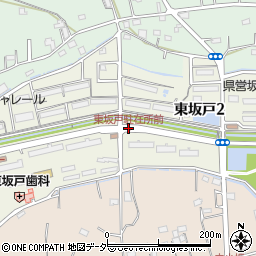東坂戸駐在所前周辺の地図