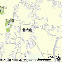 長野県上伊那郡辰野町北大出8721周辺の地図