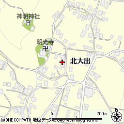 長野県上伊那郡辰野町北大出8837-1周辺の地図