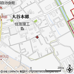 埼玉県上尾市大谷本郷224-12周辺の地図