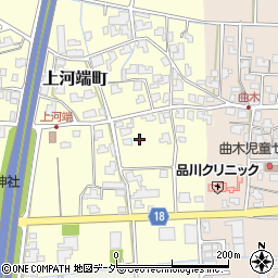 福井県鯖江市上河端町周辺の地図