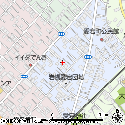 埼玉県さいたま市岩槻区愛宕町周辺の地図