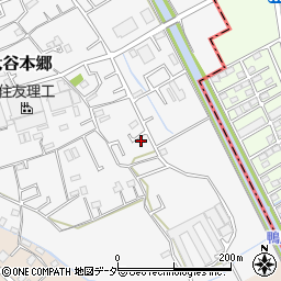 埼玉県上尾市大谷本郷158-15周辺の地図