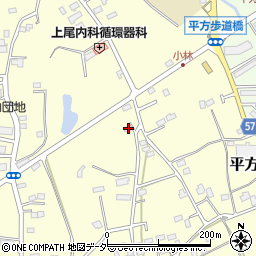 埼玉県上尾市平方3916-5周辺の地図